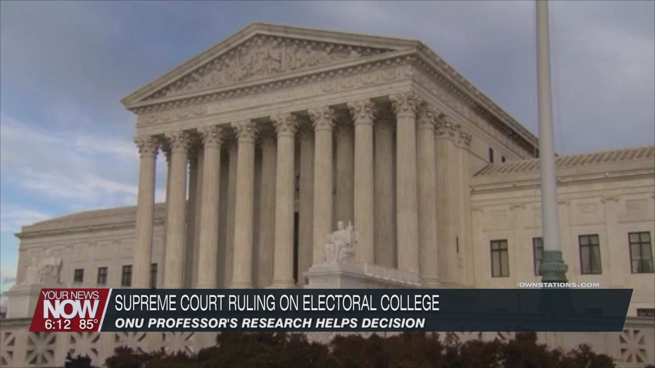 SCOTUS makes ruling in case which ONU professor's research was cited